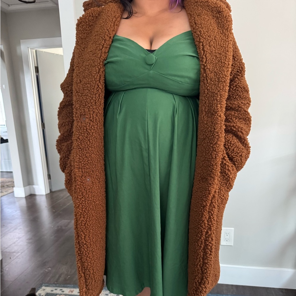 BCBGeneration Brown Teddy Coat